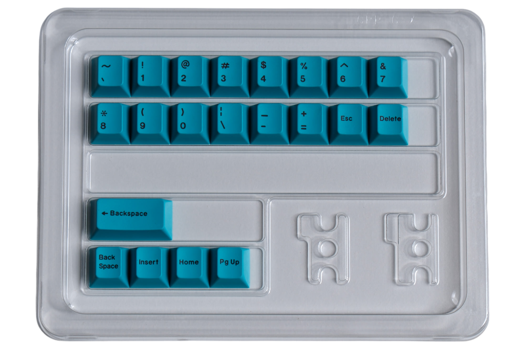 Hammerworks R1 Blue Accent (R6) Keycap Kit · Milktooth